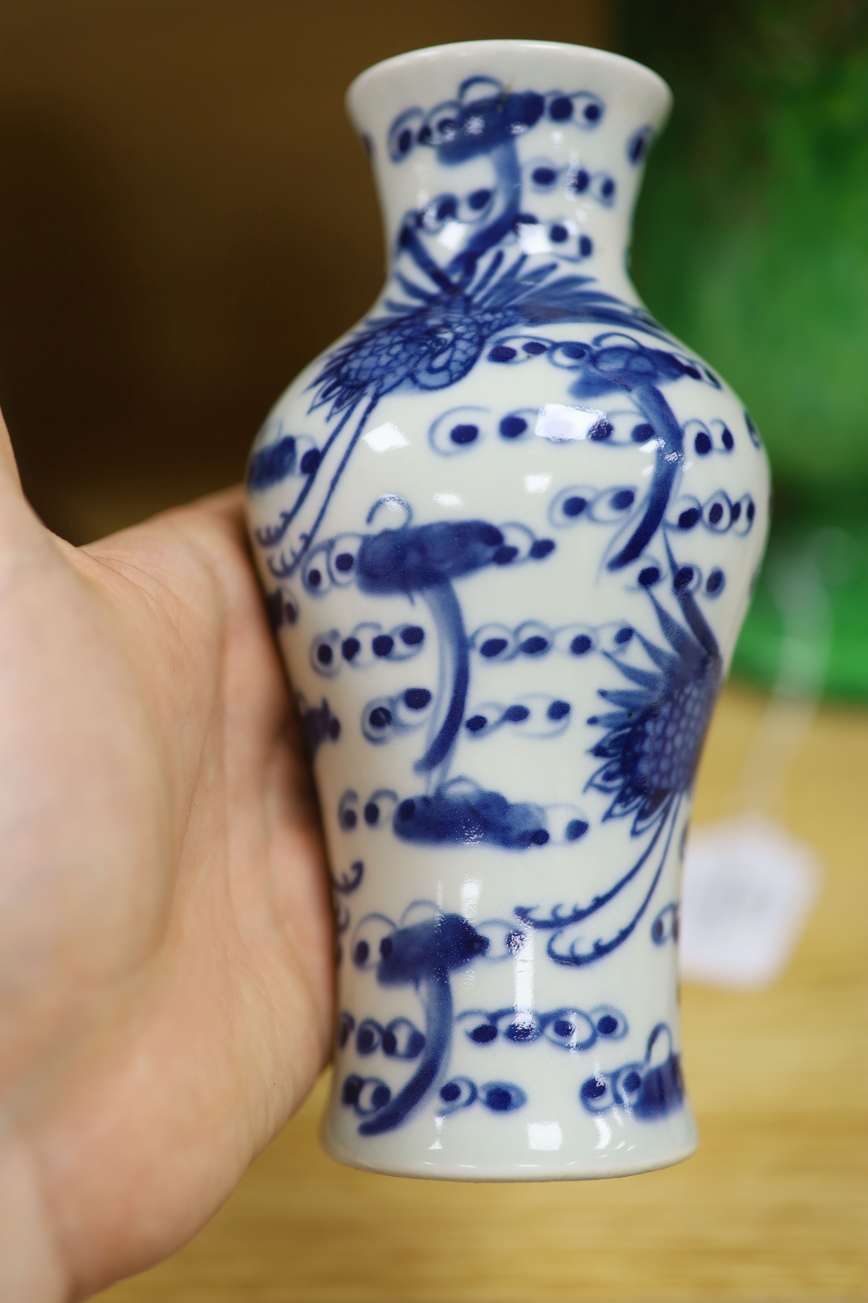 A Chinese export jug together with other Chinese ceramics, tallest 21cm